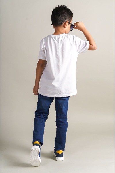 1007 - Montana Çocuk Ayakkabı Lacivert-Mavi-Sarı