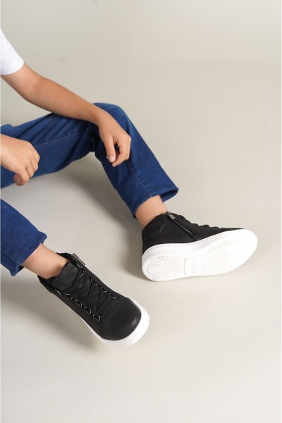 1012 - Roma Çocuk Ayakkabı SIYAH