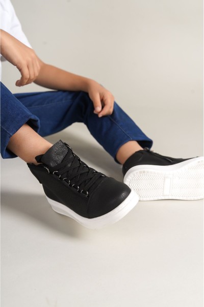 1012 - Roma Çocuk Ayakkabı SIYAH