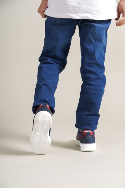 1015 - Star-X Çocuk Ayakkabı Lacivert Mavi Kırmızı