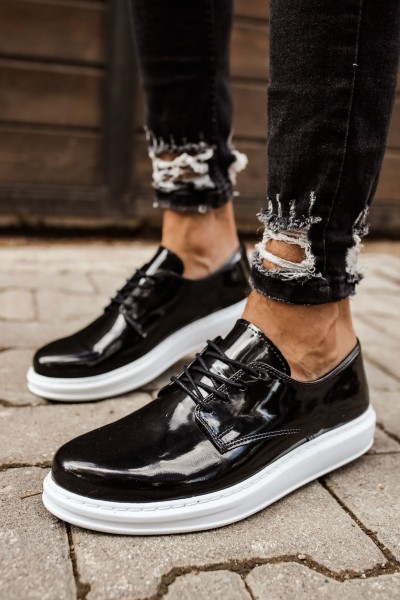 CH003 - RBT Pelle Verniciata Classica Erkek Ayakkabı SIYAH