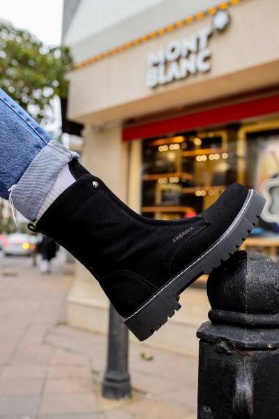 CH027 - SST Quebec Erkek Bot SIYAH