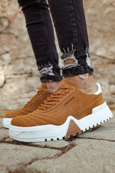 CH037 - SBT Erkek Ayakkabı TABA/BEYAZ