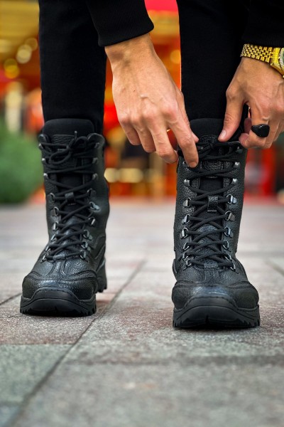 CH051 - RST Scalatore Erkek Bot SIYAH