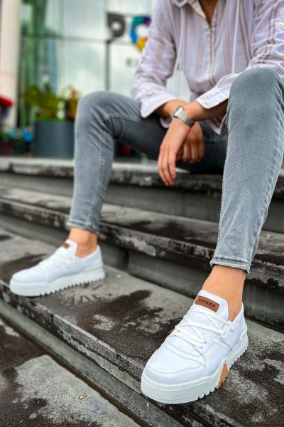 CH067 - GBT Warrem Erkek Ayakkabı BEYAZ / BEYAZ