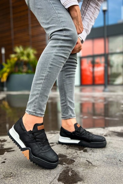 CH067 - GBT Warrem Erkek Ayakkabı SIYAH/SIYAH