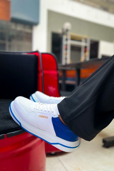 CH075 - CBT Signature Erkek Ayakkabı BEYAZ / SAX MAVI