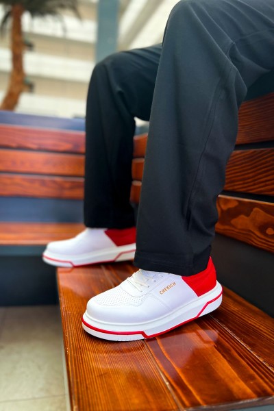 CH075 - CBT Signature Erkek Ayakkabı BEYAZ/KIRMIZI