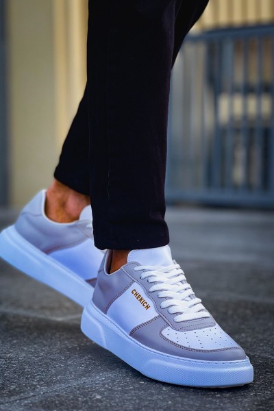 CH087 - FBT Kenton Erkek Ayakkabı BEYAZ/GRI