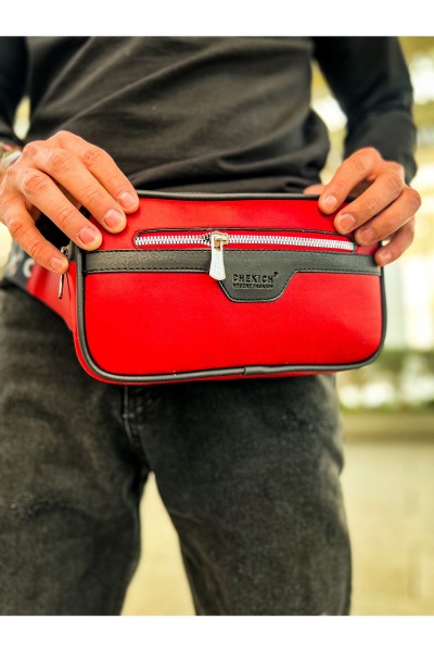 CH101 - Poani Tablet Erkek Çanta SIYAH - KIRMIZI CH101 - Poani Tablet Erkek Çanta SIYAH - KIRMIZI