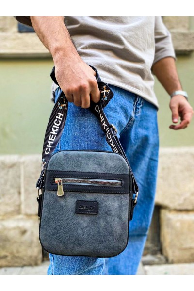 CH102 - Stealht Kare Erkek Çanta SIYAH/ANTRASIT