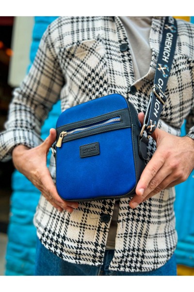 CH102 - Stealht Kare Erkek Çanta SIYAH/MAVI