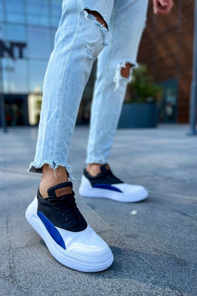 CH115 - CBT Literide Erkek Ayakkabı BEYAZ/SAX MAVI/SIYAH