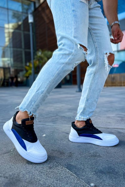 CH115 - CBT Literide Erkek Ayakkabı BEYAZ/SAX MAVI/SIYAH