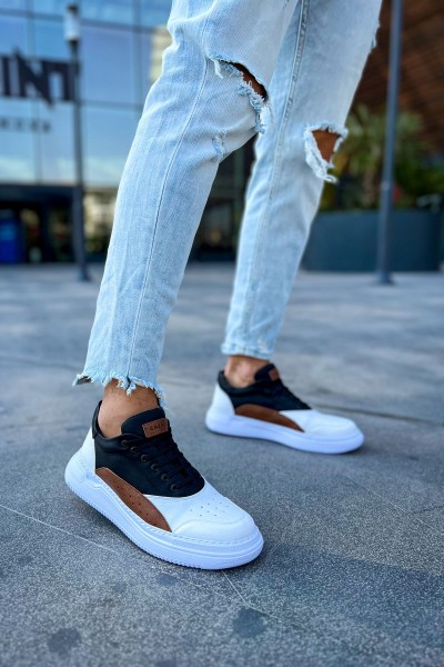 CH115 - CBT Literide Erkek Ayakkabı BEYAZ/TABA/SIYAH