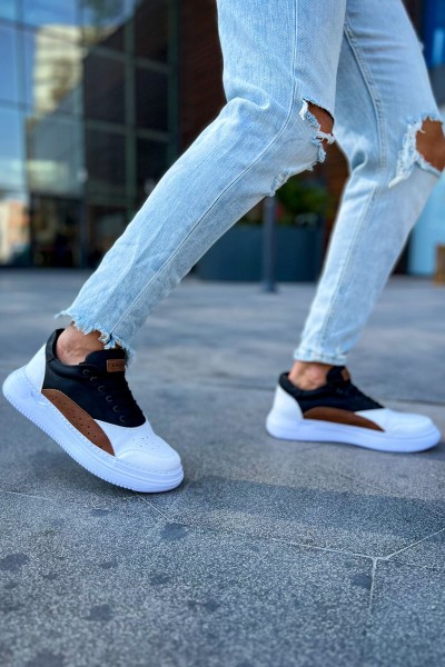 CH115 - CBT Literide Erkek Ayakkabı BEYAZ/TABA/SIYAH