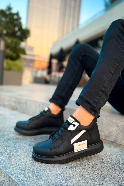 CH131 - GST Frogner Erkek Bot SIYAH/BEYAZ