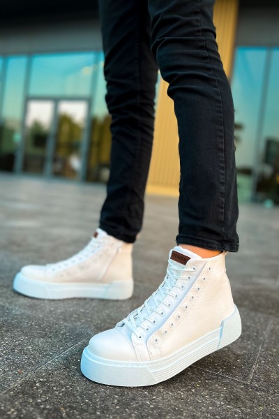 CH167 - GBT Blazer Erkek Bot BEYAZ / BEYAZ