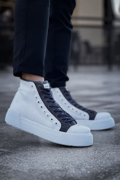 CH167 - GBT Blazer Erkek Bot BEYAZ/ANTRASIT