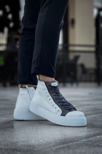 CH167 - GBT Blazer Erkek Bot BEYAZ/ANTRASIT