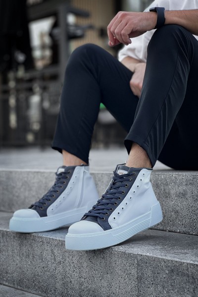 CH167 - GBT Blazer Erkek Bot BEYAZ/ANTRASIT