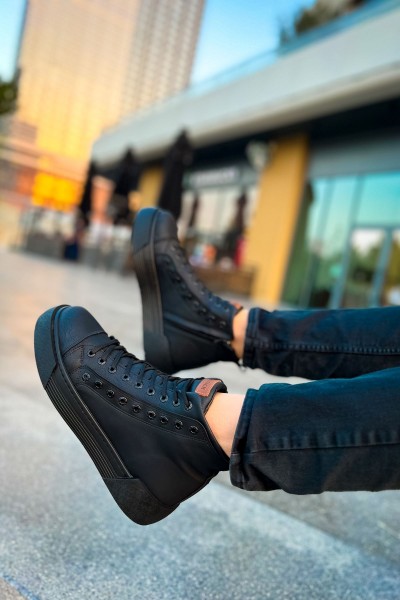 CH167 - GST Blazer Erkek Bot SIYAH/SIYAH