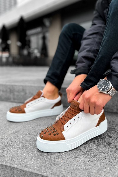 CH169 - CBT Thorn Erkek Ayakkabı TABA/BEYAZ