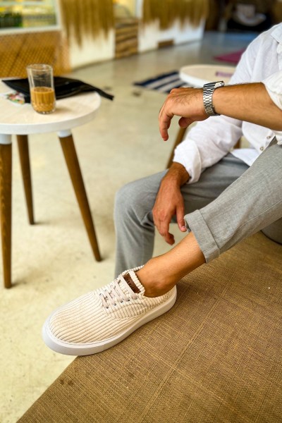 CH173 - KBT Velluto Erkek Ayakkabı BEYAZ