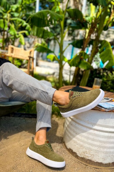 CH173 - KBT Velluto Erkek Ayakkabı HAKI