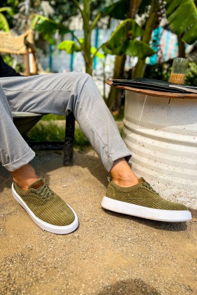 CH173 - KBT Velluto Erkek Ayakkabı HAKI