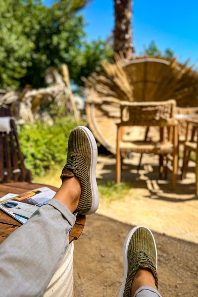 CH173 - KBT Velluto Erkek Ayakkabı HAKI