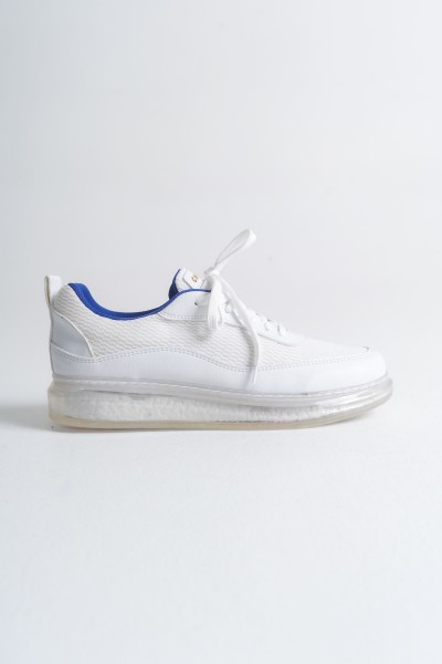 CH181 - RRT İpekyol  Erkek Ayakkabı BEYAZ / SAX MAVI