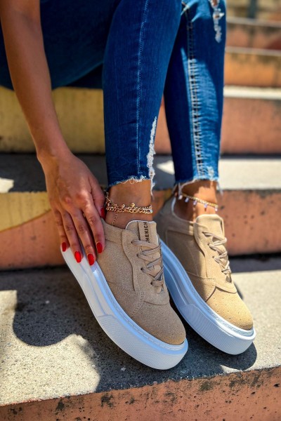 CH187 - SBT Kadın Ayakkabı KUM