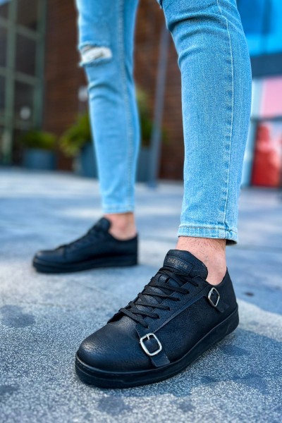 CH191 - CST Side Buckle Erkek Ayakkabı SIYAH