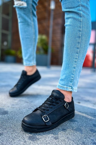 CH191 - CST Side Buckle Erkek Ayakkabı SIYAH