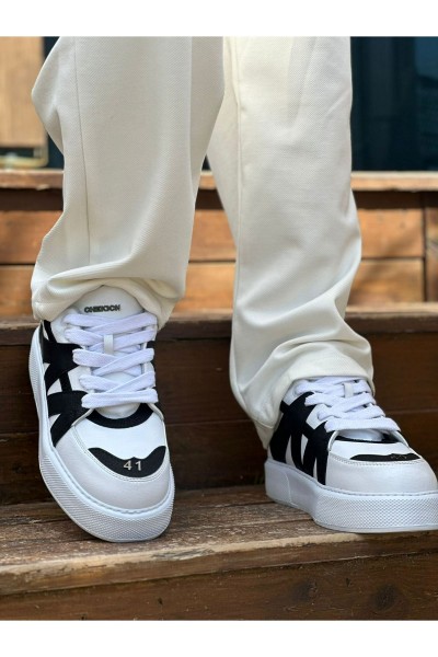 CH2407 - CBT Star-X Erkek Spor Ayakkabı BEYAZ/SIYAH