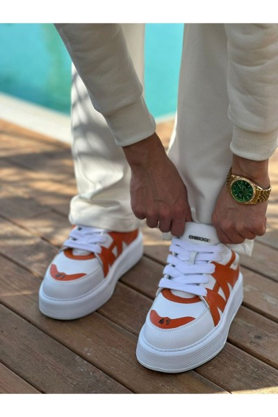 CH2407 - CBT Star-X Erkek Spor Ayakkabı Beyaz/Turuncu CH2407 - CBT Star-X Erkek Spor Ayakkabı Beyaz/Turuncu