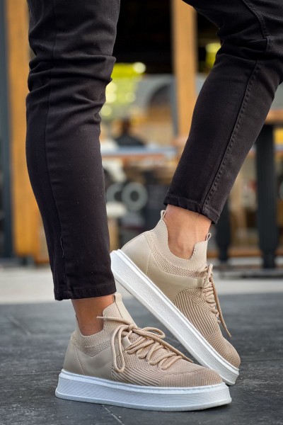 CH2408 - TBT Fusion Erkek Spor Ayakkabı KREM