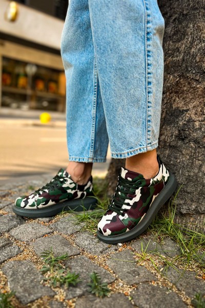 CH252 - RRT Printed Erkek Ayakkabı 306 YESIL KAMUFLAJ