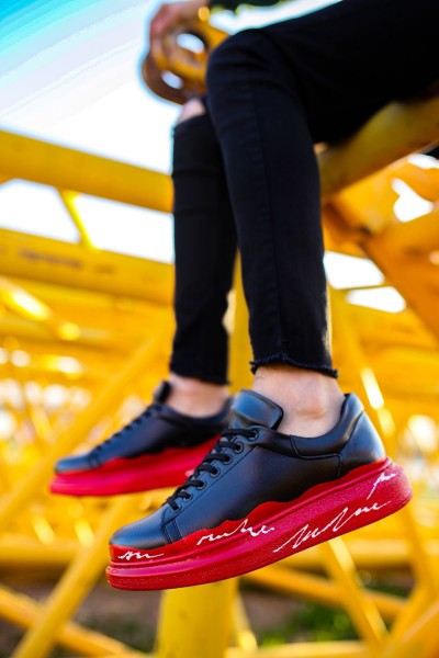 CH254 - CST Pittura Erkek Ayakkabı 479 KIRMIZI / BEYAZ TABAN