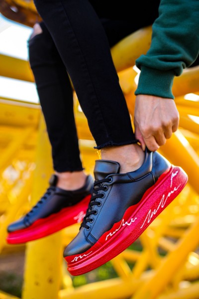 CH254 - CST Pittura Erkek Ayakkabı 479 KIRMIZI / BEYAZ TABAN