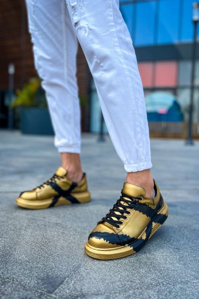 CH254 - CST Pittura Erkek Ayakkabı 549 GOLD SIYAH X CH254 - CST Pittura Erkek Ayakkabı 549 GOLD SIYAH X