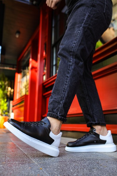 CH256 - CBT Estrella Erkek Ayakkabı SIYAH/BEYAZ