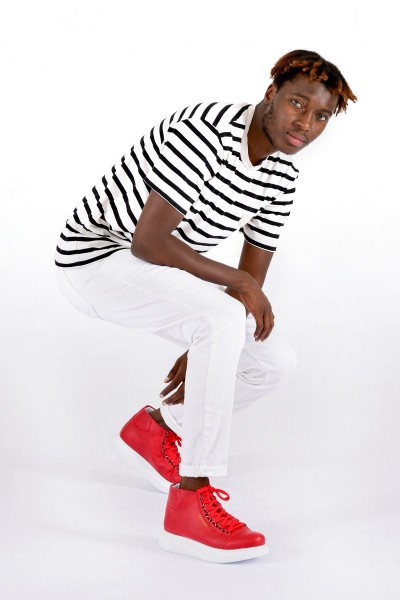 CH258 - CBT Roma Erkek Bot KIRMIZI