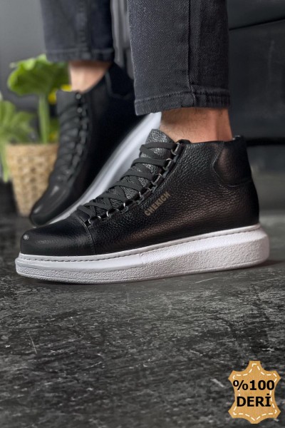 CH258 - DBT Roma Deri Erkek Bot SIYAH CH258 - DBT Roma Deri Erkek Bot SIYAH