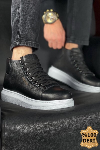 CH258 - DBT Roma Deri Erkek Bot SIYAH CH258 - DBT Roma Deri Erkek Bot SIYAH