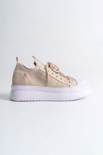 CH2601 - Triko Erkek Ayakkabı BEJ