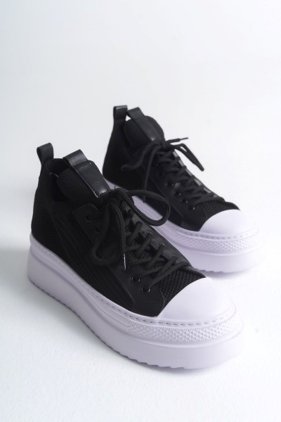 CH2601 - Triko Erkek Ayakkabı SIYAH