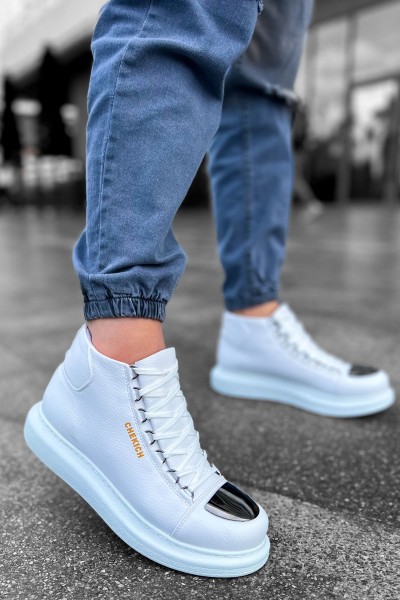 CH267 - CBT Roma Mirror Erkek Bot BEYAZ