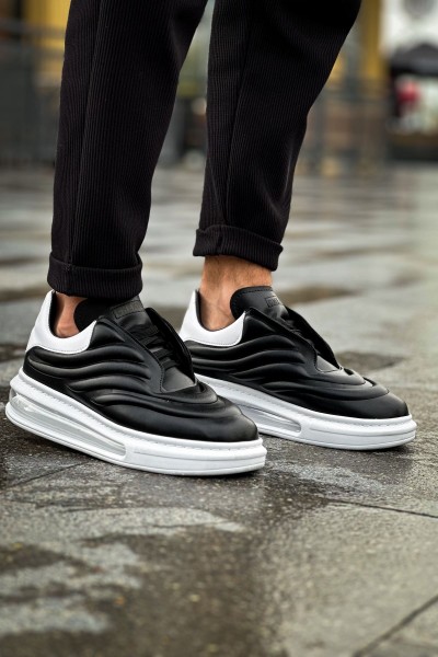 CH299 - GBT Sollıevo Erkek Ayakkabı SIYAH/BEYAZ